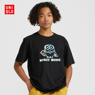 [S-5XL] Uniqlo เสื้อยืด แขนสั้น พิมพ์ลายมินเนี่ยน (UT) สําหรับผู้ชาย (Minions) (Minions)