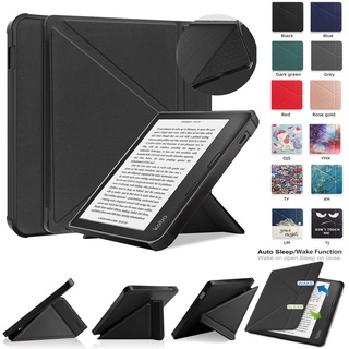 เคสโทรศัพท์มือถือหนัง PU TPU แม่เหล็ก ตั้งได้ สําหรับ Kobo Libra 2 libra2 eReader Kobo Sage