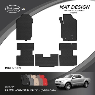 พรมปูพื้นรถยนต์เข้ารูปสำหรับ Ford Ranger รุ่นแคป (ปี 2012)