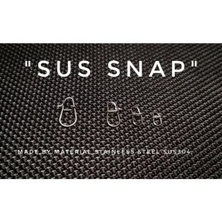 กิ๊ฟ Snap ผลิตจาก Stainless SUS304 สำหรับงาน aji,แคโร,drop shot  เหยื่อยางตกปลา หนอนยาง เหยื่อตกปลาหนอนยางอาจิ