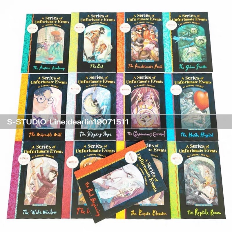 A Series Of Unfortunate Events Collection Set of 13 Books