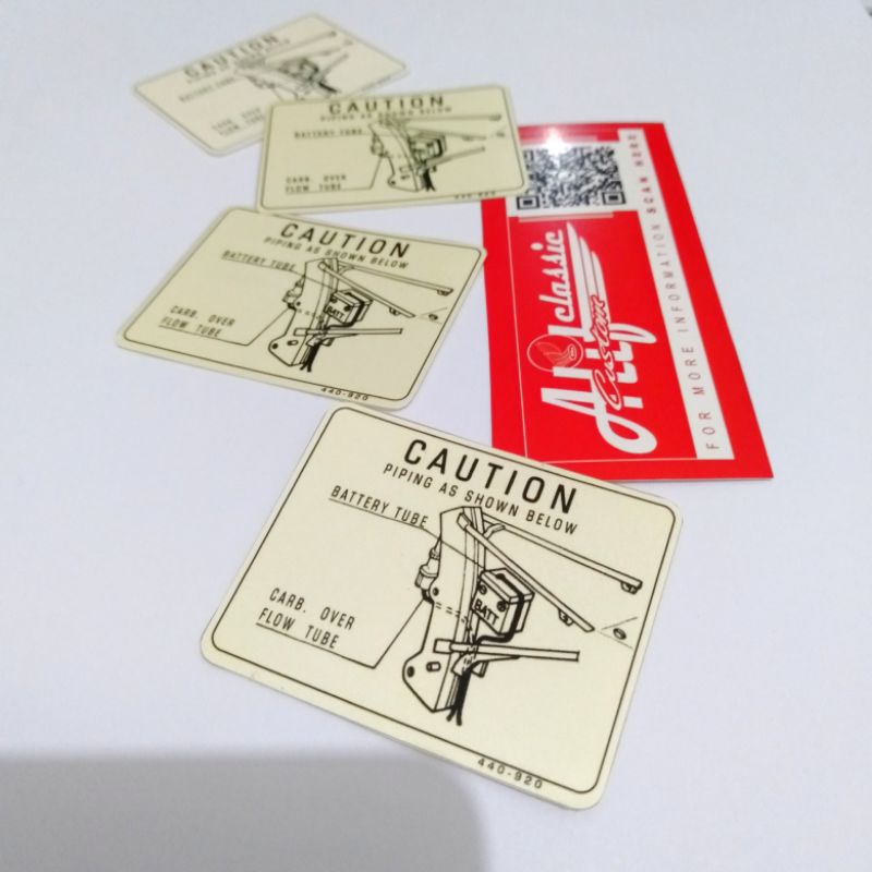 สติ๊กเกอร์เฟรม Honda CB125S CB125 สติ๊กเกอร์เฟรมกลาง Honda CB125S CB125