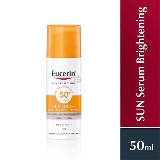 Eucerin Sun Serum Spotless Brightening spf50+UVB UVA 50ml แถม 7ml แพ็ตเกจใหม่ล่าสุด (Brightening)