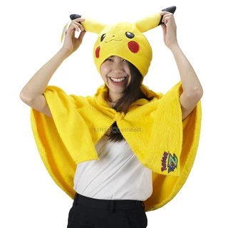 ผ้าห่มฮู้ด ปิกาจู ลิขสิทธิ์แท้ / ผ้าห่ม Pikachu / ผ้าห่ม โปเกม่อน Pokemon