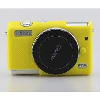 CAMERA CASE SILICONE CANON M10 YELLOW เคสกันกระเเทกกล้อง (1211)