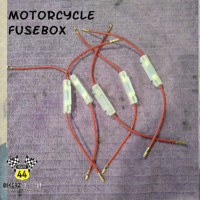 UNIVERSAL MOTORCYCLE FUSE BOX & FUSE