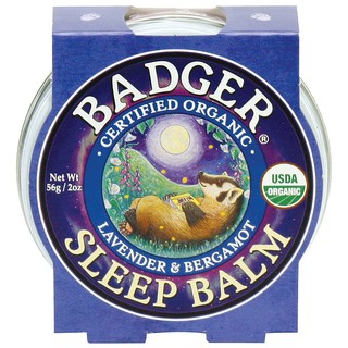 Badger Sleep Balm Lavender &amp; Bergamot 56g. ช่วยผ่อนคลายเพื่อการนอนหลับที่สบาย