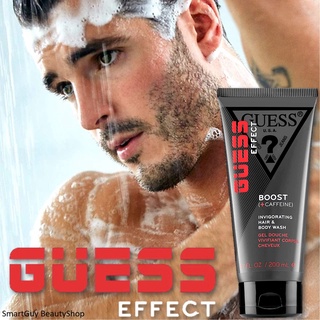 GUESS Effect Grooming BOOST 2in1 Hair and Body Wash with Caffeine for Men ผลิตภัณฑ์ทำความสะอาดผิวกายและเส้นผมผู้ชาย