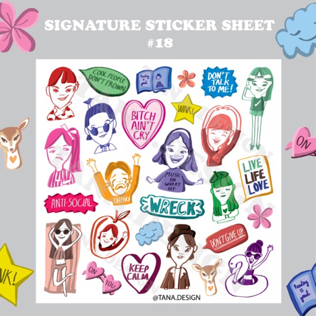 [Tana.design] No.18 diecut monotone