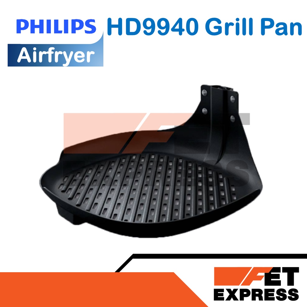 HD9940 Grill Pan อุปกรณ์เสริมของแท้สำหรับหม้อทอดอากาศ PHILIPS Airfryer รุ่น HD9621,9641,9721และ9741 (420303613831)