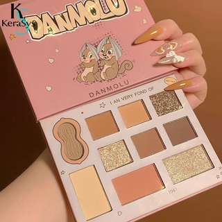 KeraSys อายแชโดว์ พาเลตอายแชโดว์ เครื่องสำอางผญ Eye shadow   น่ารัก ใช้ได้ดีๆๆๆๆๆๆ