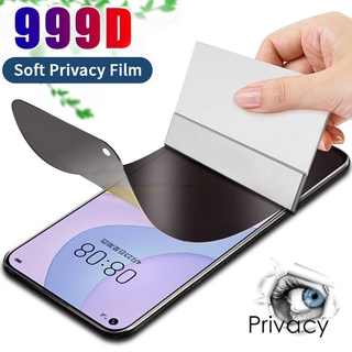 Hydrogel Privacy Soft Film Full Cover Screen Protector For Huawei P20 Pro P30 Lite P40 Mate 20 Nova 5T 7i 7 SE Honor 20