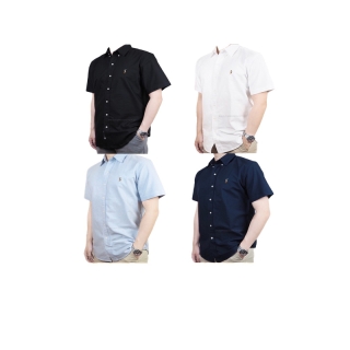 (เสื้อเชิ้ตแขนสั้น) Ralph Lauren Oxford Shirt PONY