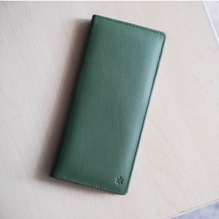 CHOTI By WALLER กระเป๋าสตางค์หนังแท้ใบยาวรุ่นถุงทอง สีเขียว …