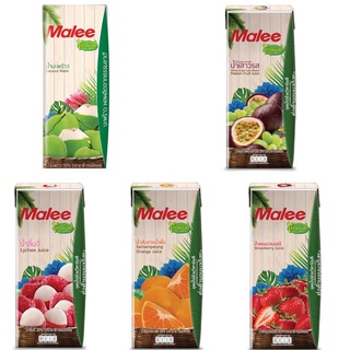 (แพ็ค 3) Malee Tropical มาลี ทรอปิคอล น้ำผลไม้ มี 5 รส 180 มล.