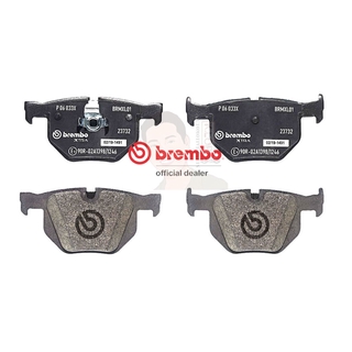 P06 033X ผ้าเบรก-R-แท้ BREMBO รุ่น XTRA : BMW ซีรี่ส์ 5 (E60) 520i 523i 525i 530i 04-&gt; การันตีคุณภาพมาตรฐานโดย " เครอ...