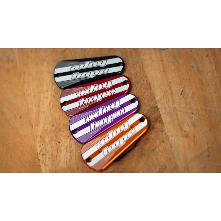 (UK) Hope Tech 3 X2 E4 V4 อ่างเก็บน้ําฝาปิดเบรคคันโยกฝาครอบชิ้นส่วนพื้นที่ 4x สี