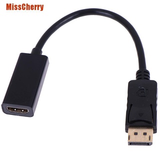 (Misscherry) อะแดปเตอร์แปลงสายเคเบิ้ล Dp Display Port Male To Hdmi Female