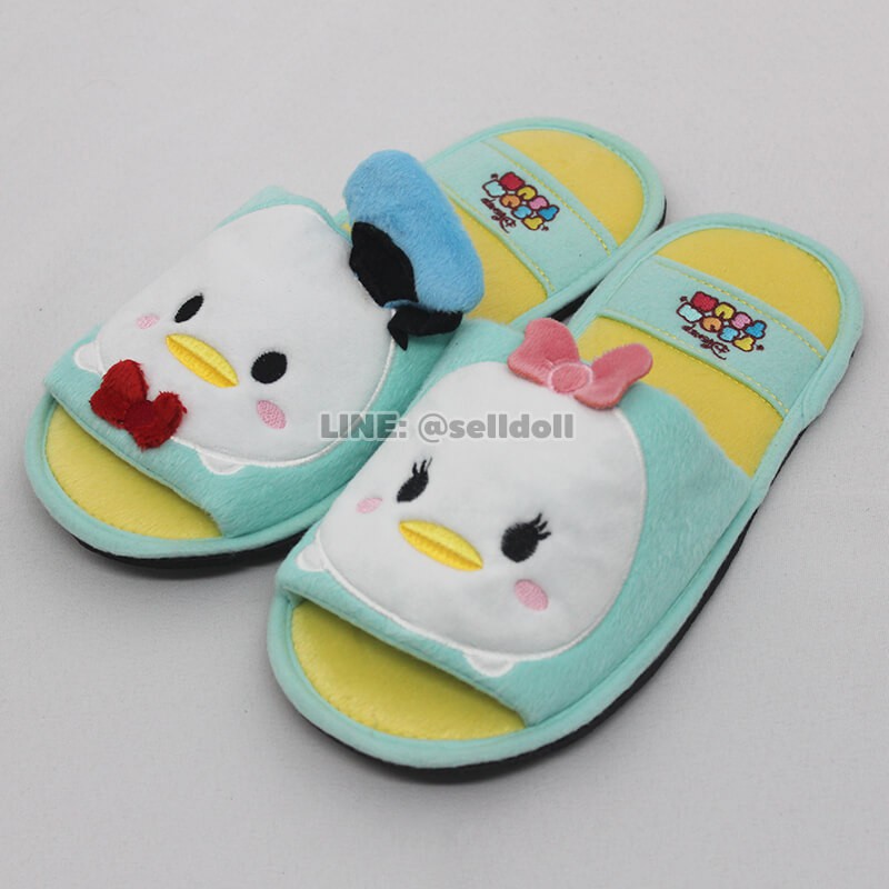 รองเท้าใส่ในบ้าน Donald & Daisy ลิขสิทธิ์แท้ / โดนัล & เดซี่ Donald duck Tsum Tsum ดิสนีย์ Disney