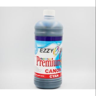 Ezzy-jet CANON Inkjet Premium Ink หมึกเติมอิงค์เจ็ท CANON ขนาด 1,000 ml. ( Cyan - สีน้ำเงิน)​