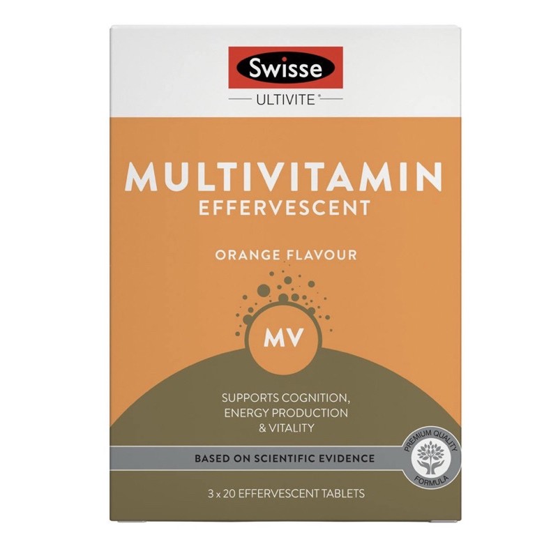 Swisse Ultivite Multivitamin Effervescent 60 Tablets