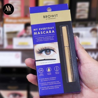 BROWIT My Everyday Mascara มาสคาร่าสูตรกันน้ำ แปรงหวีดีไซน์พิเศษ