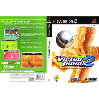 แผ่นเกมส์ PS2 Virtua Tennis 2 - Sega Professional Tennis   คุณภาพ ส่งไว (CD)