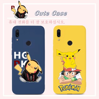 เคสโทรศัพท์ Xiaomi Redmi 9 9A 9C 8A 7A 7 6A 10X Note 9S 9 Pro 8T 8 7 6 Pro 10 Go Note9 Note9s Note7 Note8 Note10 Pro K20 K30 K30i Pro ZOOM Redmi Y3 Case Pikachu Lovely TPU Covers