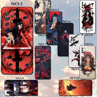 เคสโทรศัพท์ซิลิโคน TPU แบบนิ่ม ลายการ์ตูนนารูโตะ Uchiha Itachi กันกระแทก สําหรับ Samsung Galaxy A01 A02 M02 A02S A03S A7 2018