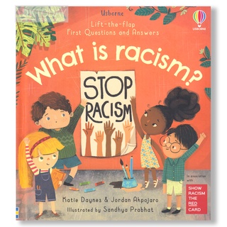 DKTODAY หนังสือ USBORNE LIFT-THE-FLAP FIRST Q&amp;A WHAT IS RACISM? (AGE 4+)