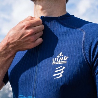 Compressport เสื้อวิ่งเทรล แขนสั้น ผู้ชาย Ultra-Trail Postural SS Top - UTMB 2022