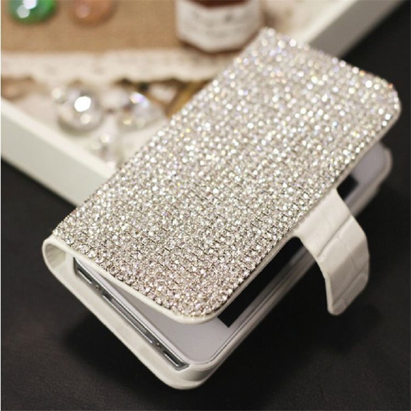 Diamond Wallet Flip Leather Case For iPhone 12 11 Pro XS Max XR X 8 7 Plus Samsung Galaxy Note 20 10