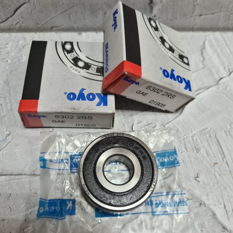 BEARING 6302 2RS KOYO หมวกยาง