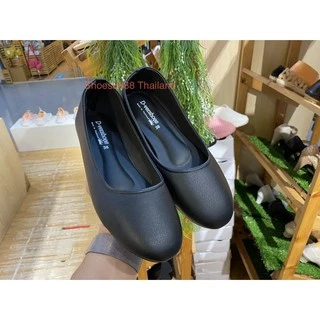 Flash Shoes994 รองเท้าคัทชู หัวมน สีดำ ไซล์ 36-45 ok