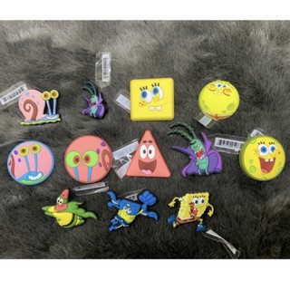 👠🌈shoe Charm  Sponge Bob ตัวติดรองเท้ามีรู เซต สพันจ์บ็อบ สแควร์แพนส์ งานดีงานคุณภาพshop