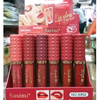 🎀Sasimi lip gloss  No.S952(กล่องละ)