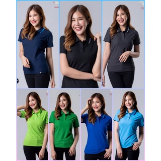 เสื้อโปโลเบสิคพีแกน(หญิง) PEGAN POLO 16-20056 ราคา 199 บาท