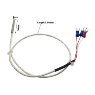 RTD PT100 Temperature Sensor Amplifier Module สายยาว 0.5เมตร