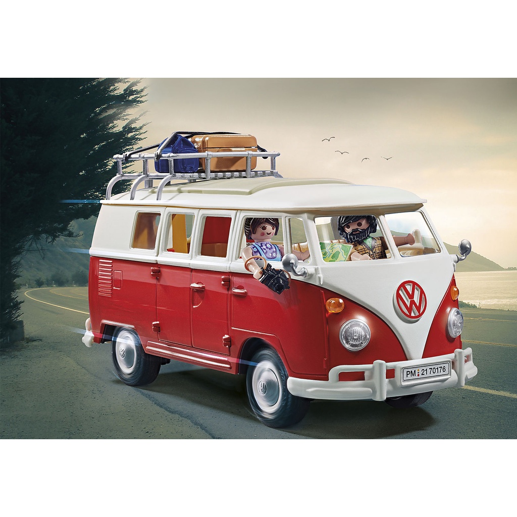 Playmobil 70176 Volkswagen T1 Camping Bus แอคชั่นฟิกเกอร์ โฟล์คสวาเกน รถบัสตั้งแคมป์ T1