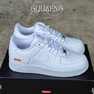 (ลดอีก 250.- กดรับโค้ดหน้าแอพ) Nike Air Force 1 Low Supreme "White" ✅พร้อมส่ง แท้ 100%✅