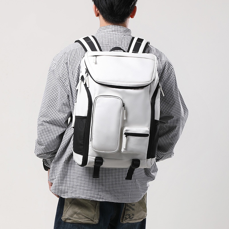FULL DESIGN กระเป๋าเป้สะพายหลัง ใส่แล็ปท็อป กันน้ํา จุของได้เยอะ ขนาด 17.3 นิ้ว ออกแบบดี เต็มเครื่อง สไตล์นักธุรกิจ สําหรับเดินทาง