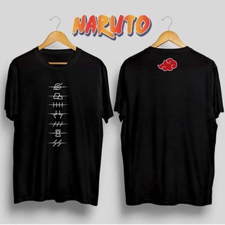 เสื้อทหาร - นารูโตะ AKATSUKI เสื้อยืดคุณภาพสูง UNISEX