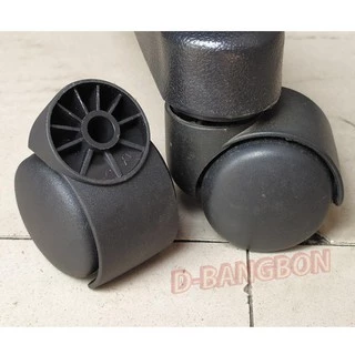 ล้อเก้าอี้สำนักงานขนาด 2 นิ้ว / รู 8 มม.office chair wheel จำนวน 5 ล้อ