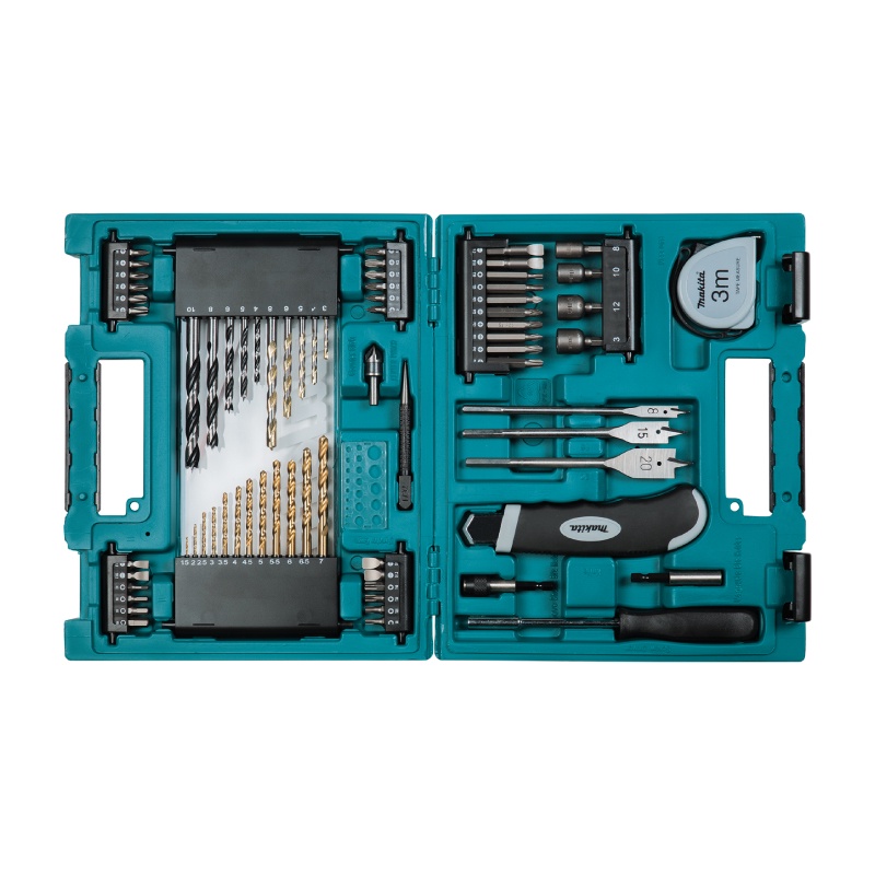 MAKITA D-37144 : ชุดดอกสว่าน และอุปกรณ์เสริม 71 ชิ้น