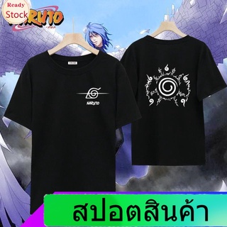 เสื้อยืดแขนสั้น คอสเพลย์ชายเสื้อยืดแขนสั้น Naruto Naruto Sasuke Akatsuki จัดอะนิเมะญี่ปุ่นรอบ ๆ เสื้อผ้าบุรุษและสตรีหลวม