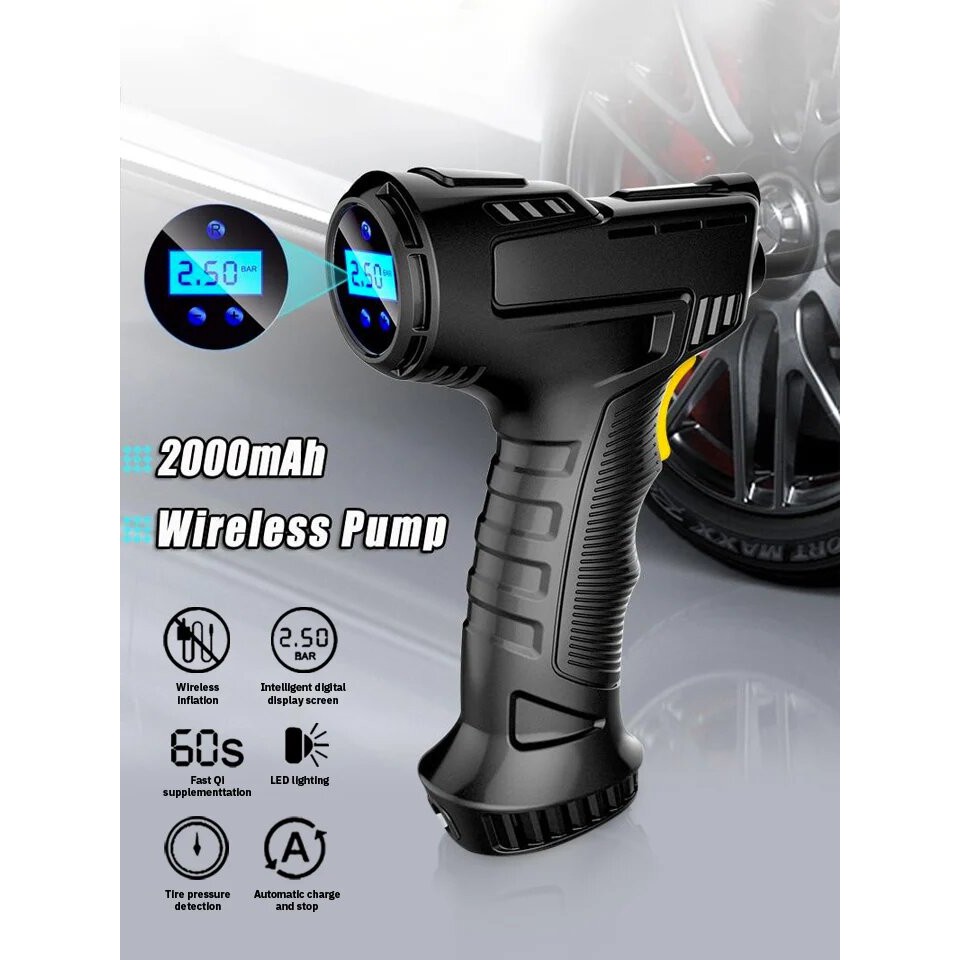 เครื่องสูบลมพกพา เครื่องเติมลมยาง ที่สูบลมไฟฟ้า อุปกรณ์เติมลมขนาดพกพา