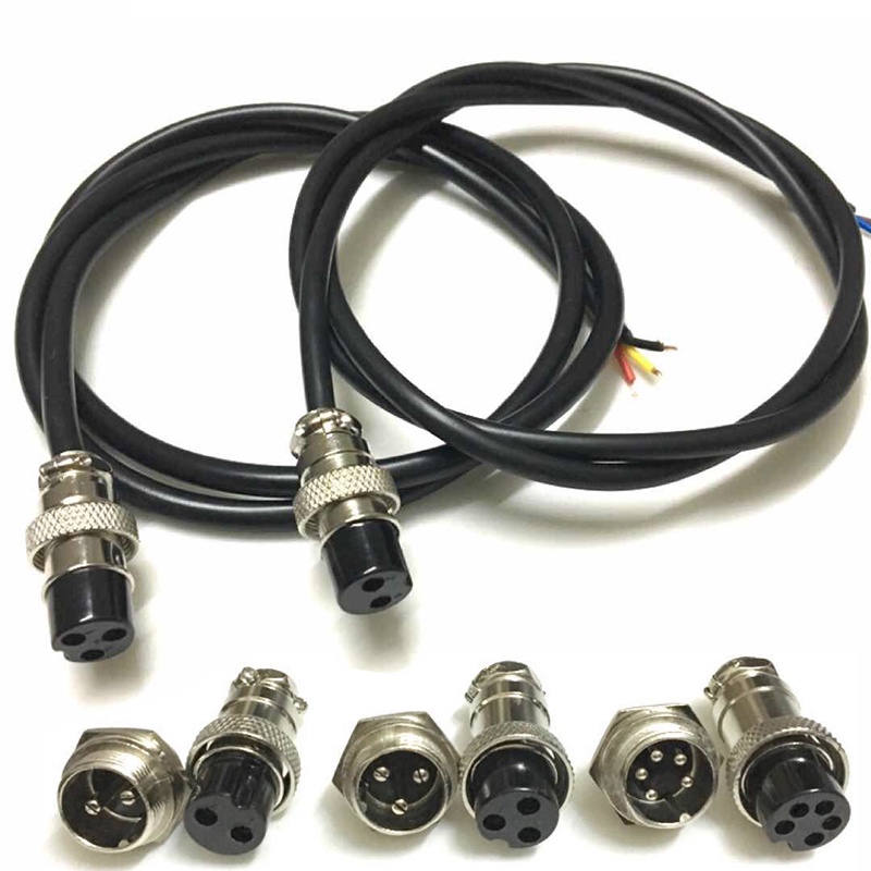 Gx16 ปลั๊กซ็อกเก็ตเชื่อมต่อ 2P 3P 5P Pin ปลั๊กชาร์จสกูตเตอร์ไฟฟ้า G16 ตัวผู้ และตัวเมีย