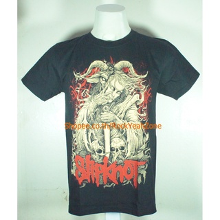 เสื้อวง SLIPKNOT เสื้อไซส์ยุโรป สลิปน็อต PTA1753 เสื้อวินเทจ ลายอมตะ Rockyeah