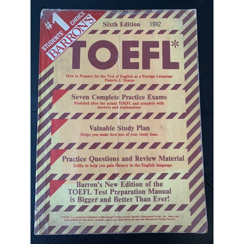 TOEFL students’ no. 1 choice BARRON’s