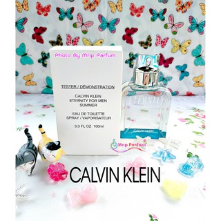 Calvin Klein Eternity For Men Summer ( 2019 ) Limited Edition Edt 100 ml. ( Tester Box ) ..